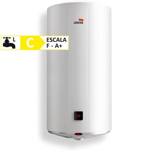 Termo eléctrico Cointra TBL Plus 100 vertical de 96.5 litros display clase C 1500W ref: VGRM57WKX blanco